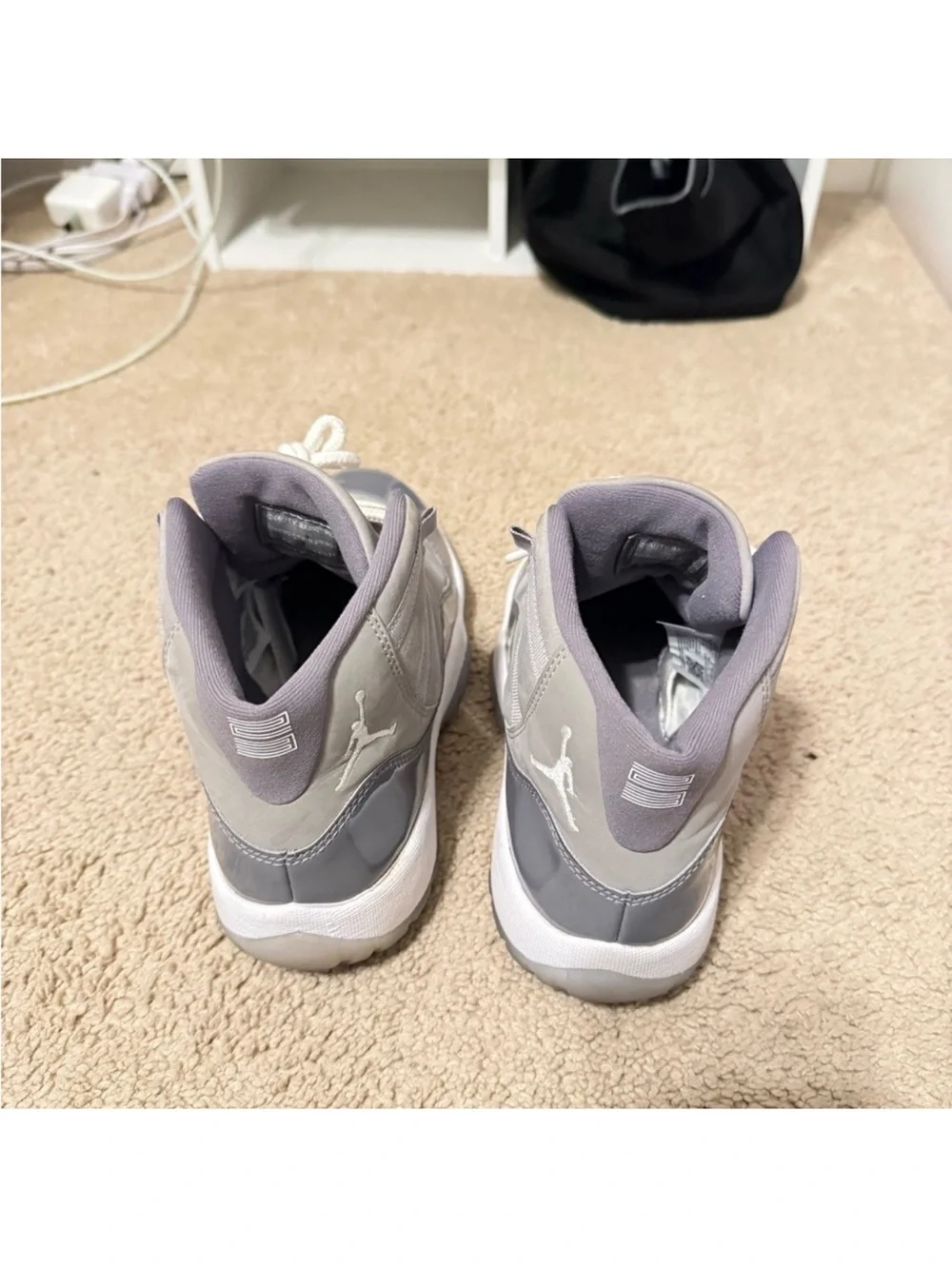 Jordan Kids Grey High-Top Sneakers